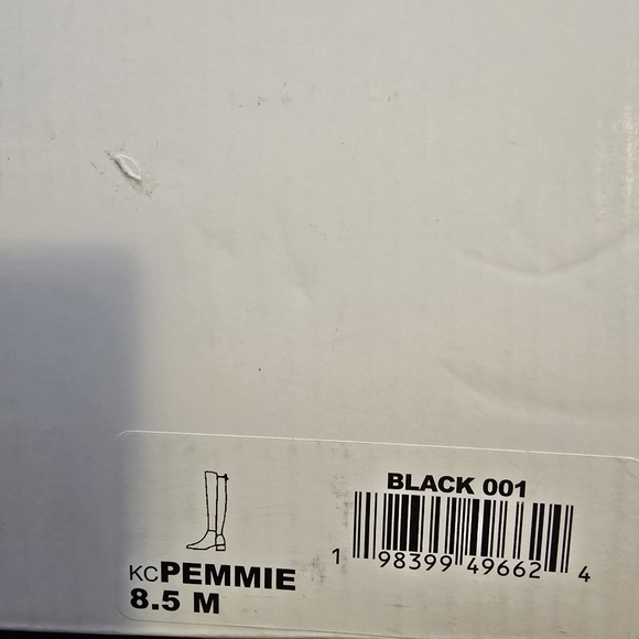 Calvin Klein Black Over the Knee Boots - Picture 3 of 4